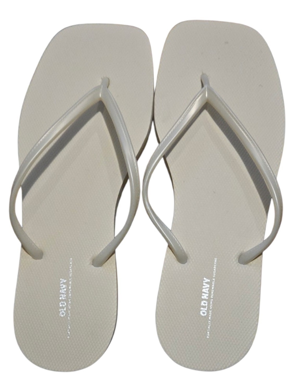 Old Navy Women's Beige Minimalist Flip Flop Sandals